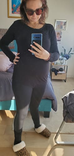 Customer photo review of Women's Bamboo Lounge Long Sleeve T-Shirt