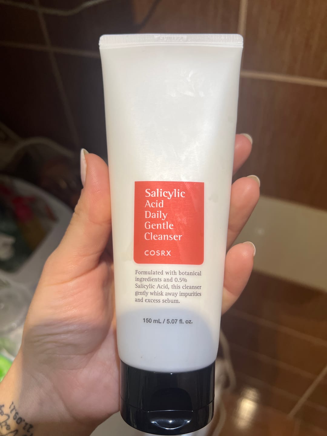 Customer photo review of Putas ar salicilskābi problemātiskai ādai COSRX Salicylic Acid Daily Gentle Cleanser