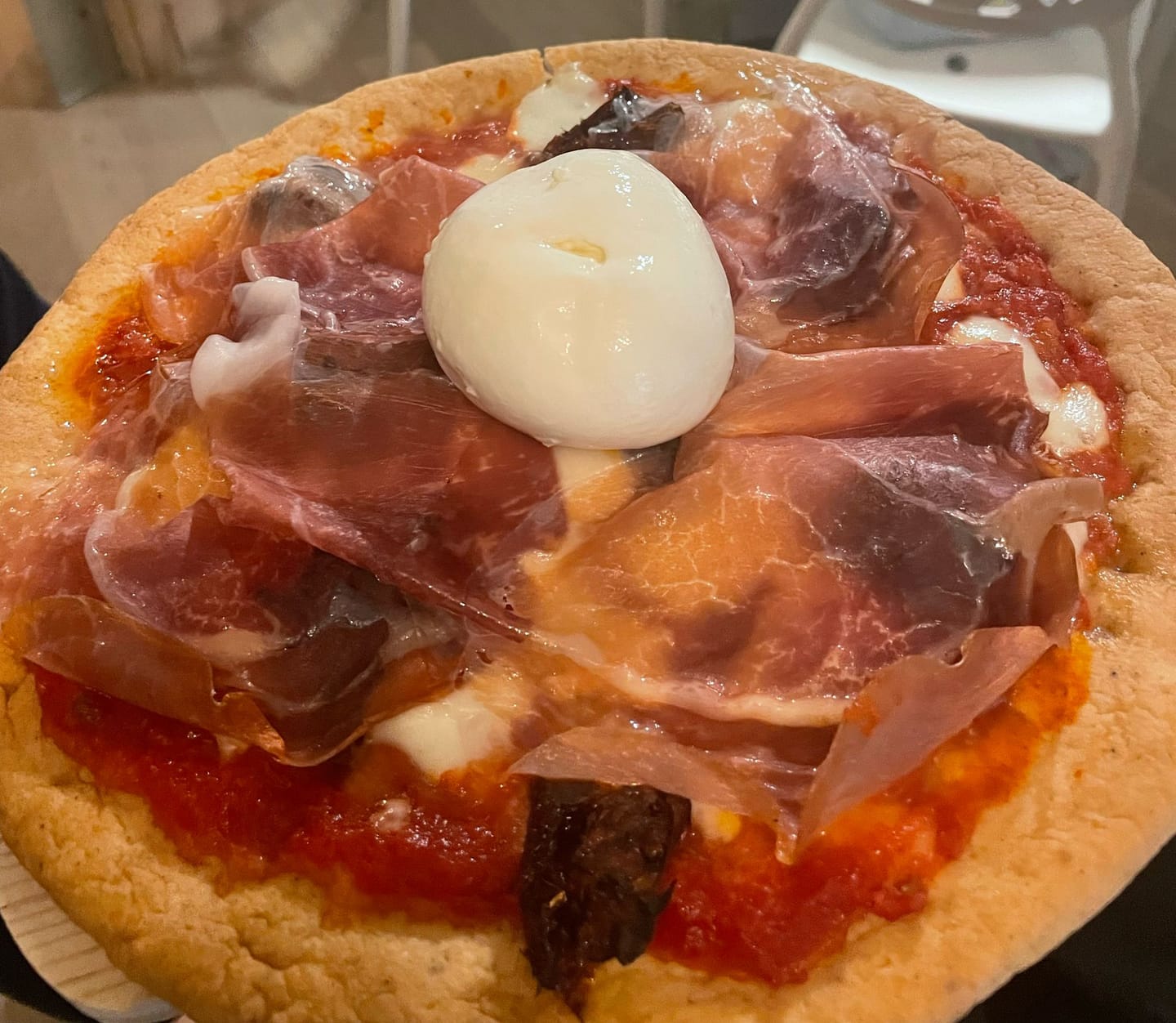 Customer photo review of Pizza Senza Glutine e Lattosio