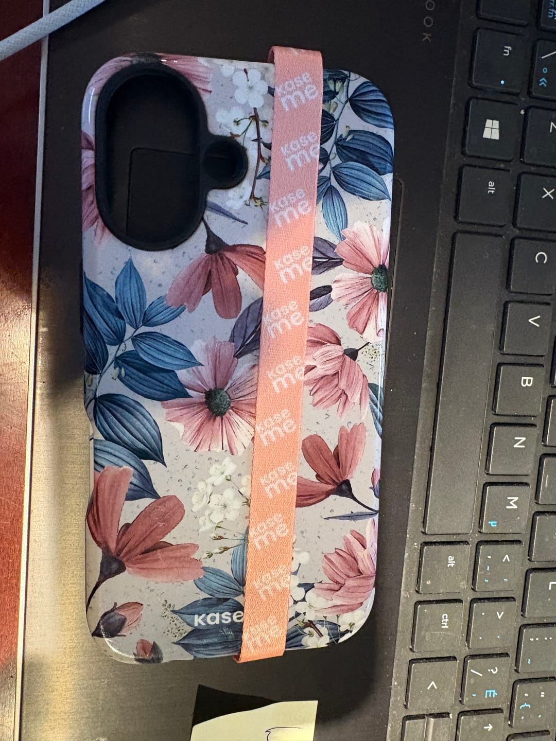 Customer photo review of Phone Loop Peachy