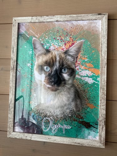 Customer photo review of Portrait Aqua Art