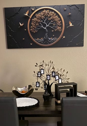 Customer photo review of 3D Celtic Tree of Life Wall Art IV