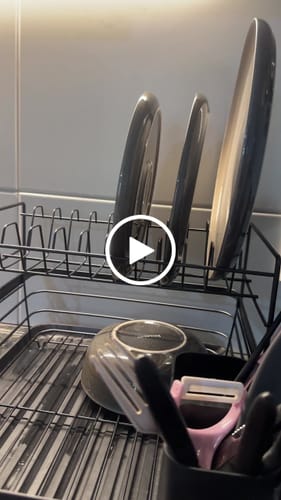 Customer video review of Escurridor Secaplatos Vajilla 2 Pisos Con Bandeja