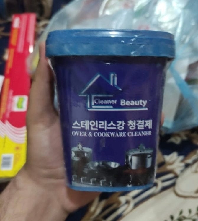 Customer photo review of Korean Cookware Magic Cleaner - (IMPORTED)