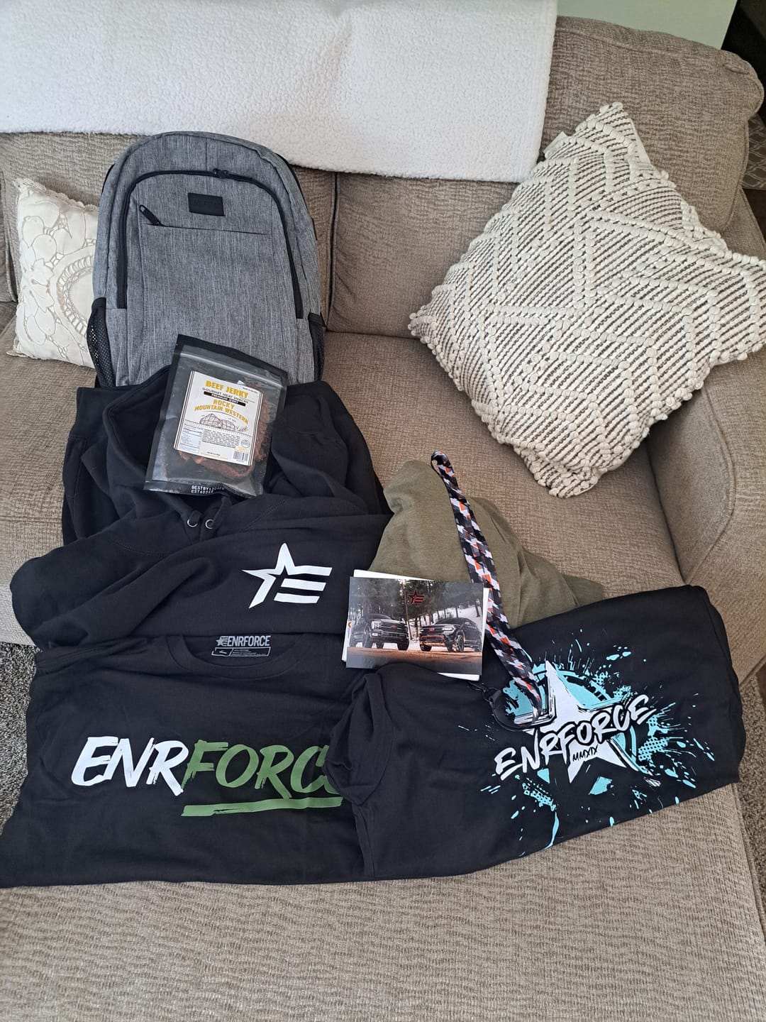 Customer photo review of Mystery Loaded Backpack