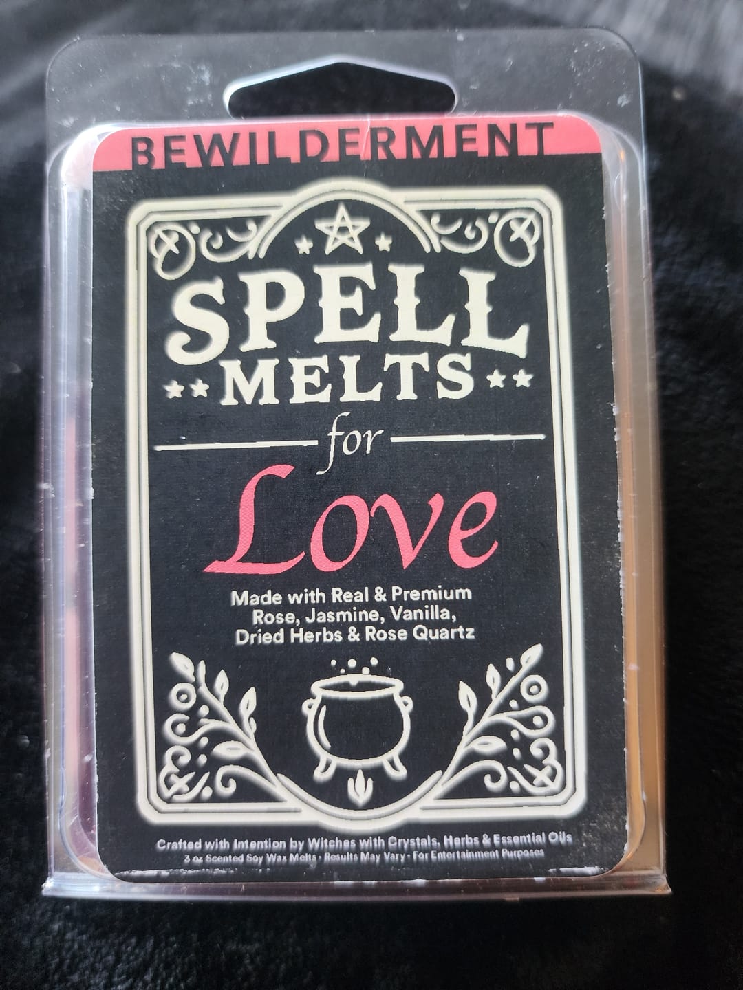 Customer photo review of Spell Melts for Love Wax Melts
