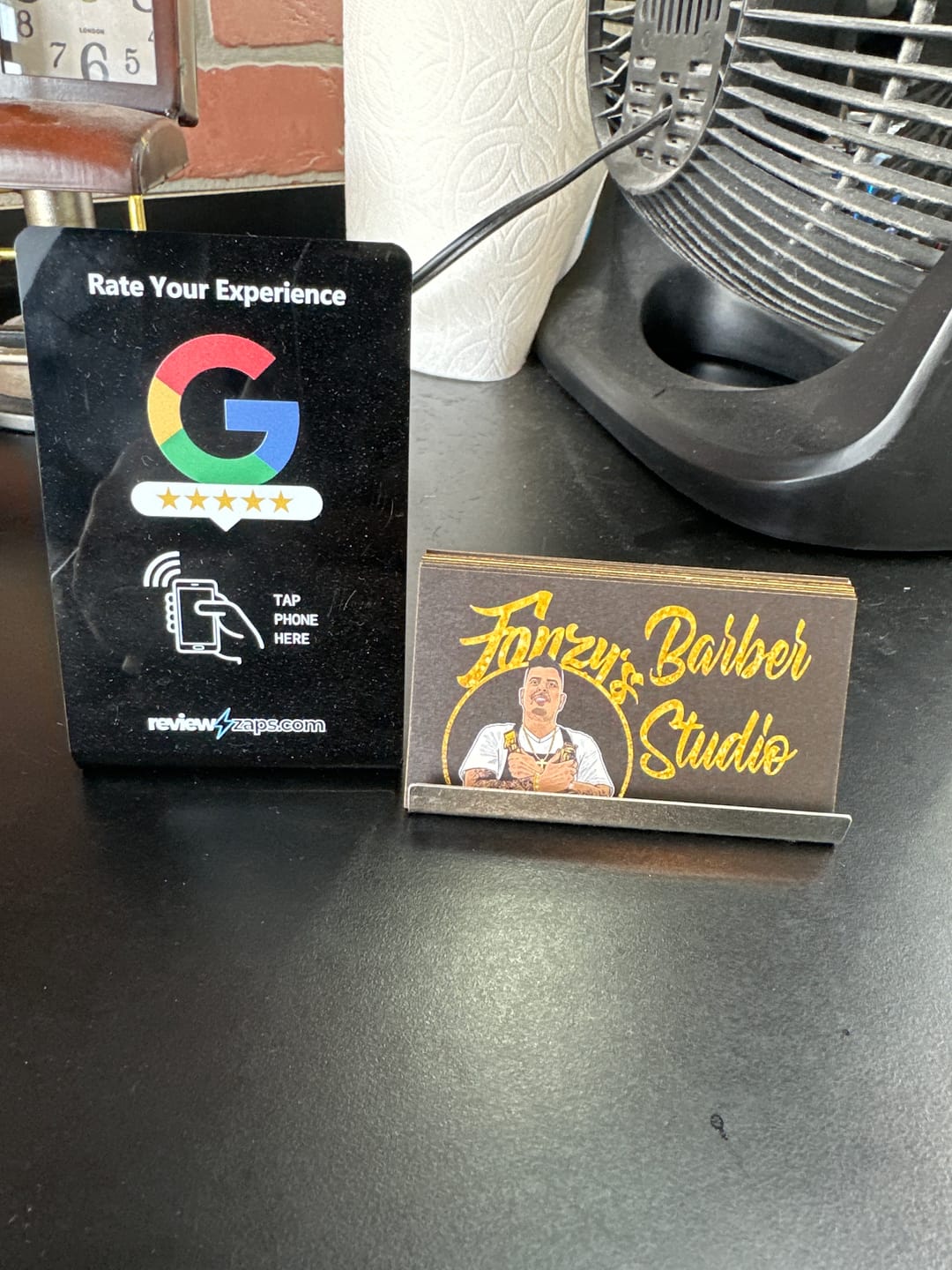 Customer photo review of NFC Google Review Stand