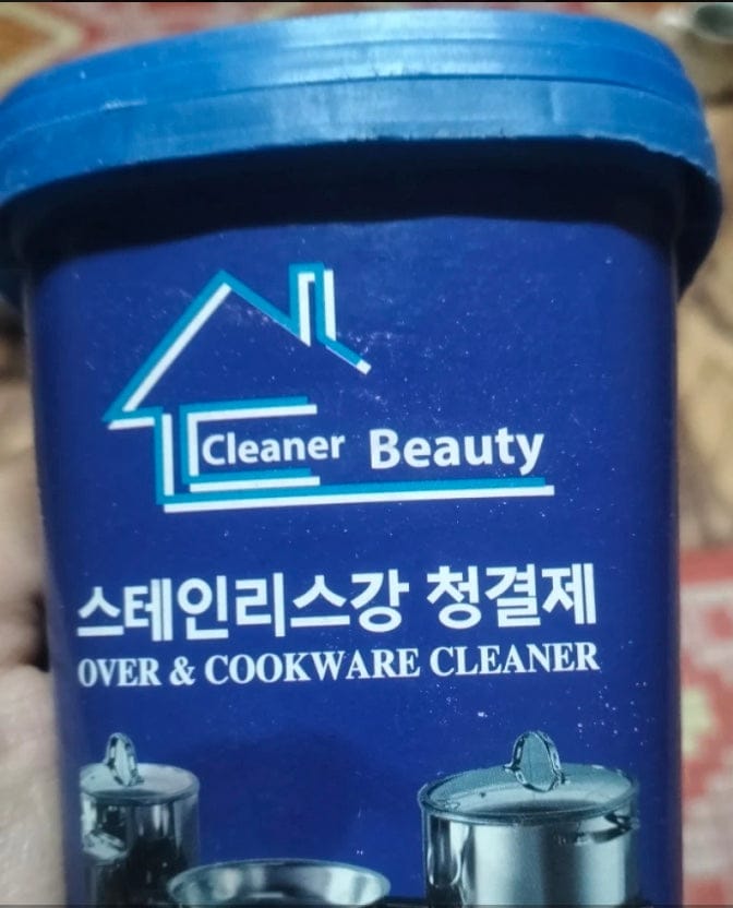 Customer photo review of Korean Cookware Magic Cleaner - (IMPORTED)