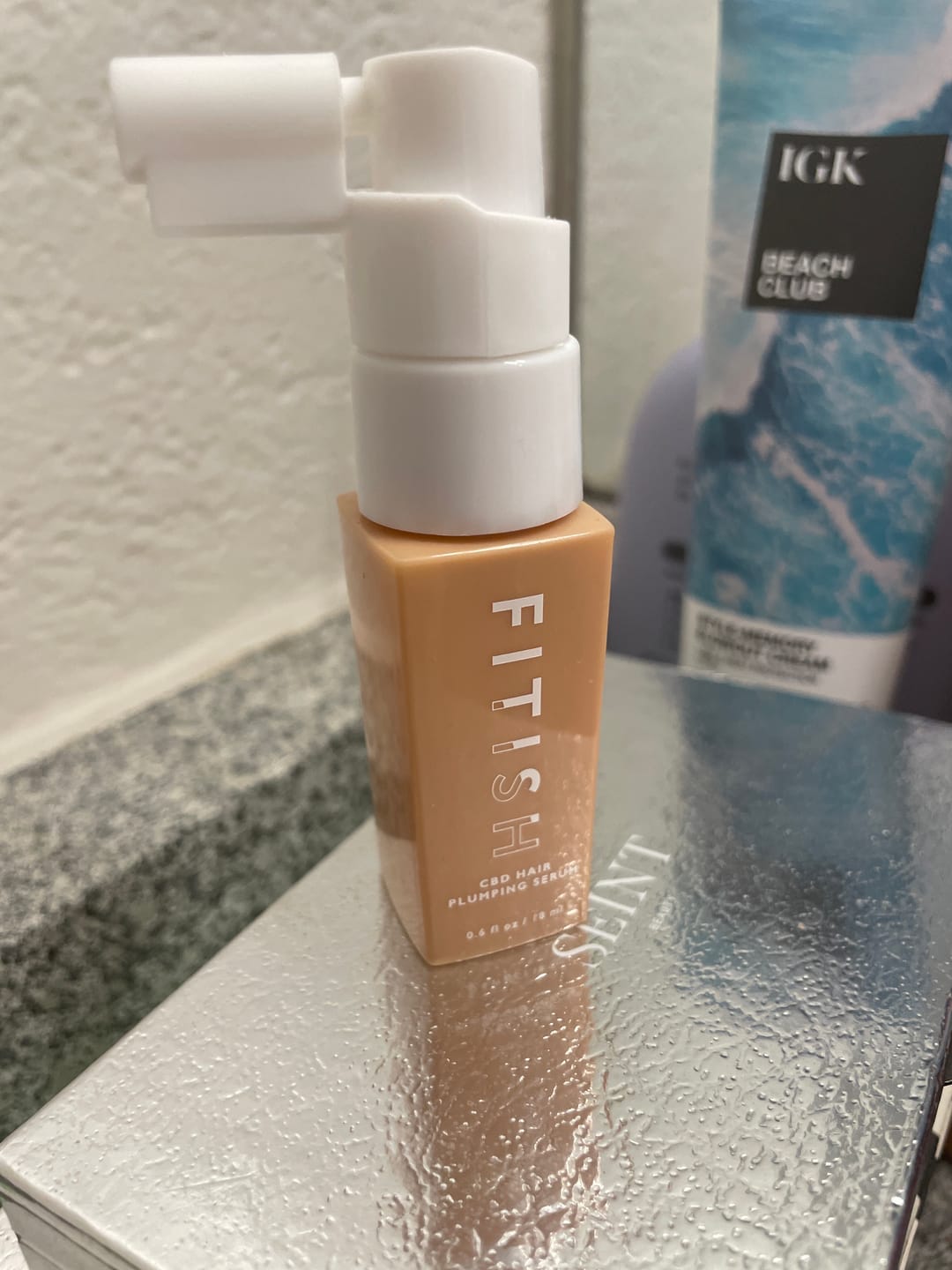 Customer photo review of Hair Plumping Serum