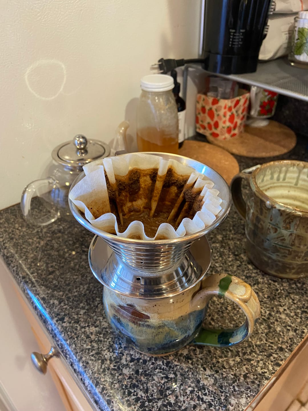 Customer photo review of Kalita Wave 185 Coffee Filters - 100ct