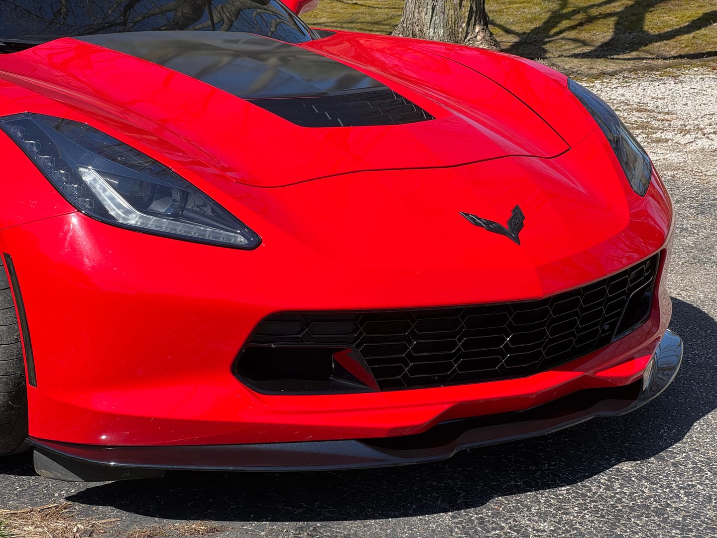 Customer photo review of Corvette C7 Stingray EOS Preformance Package Front Splitter