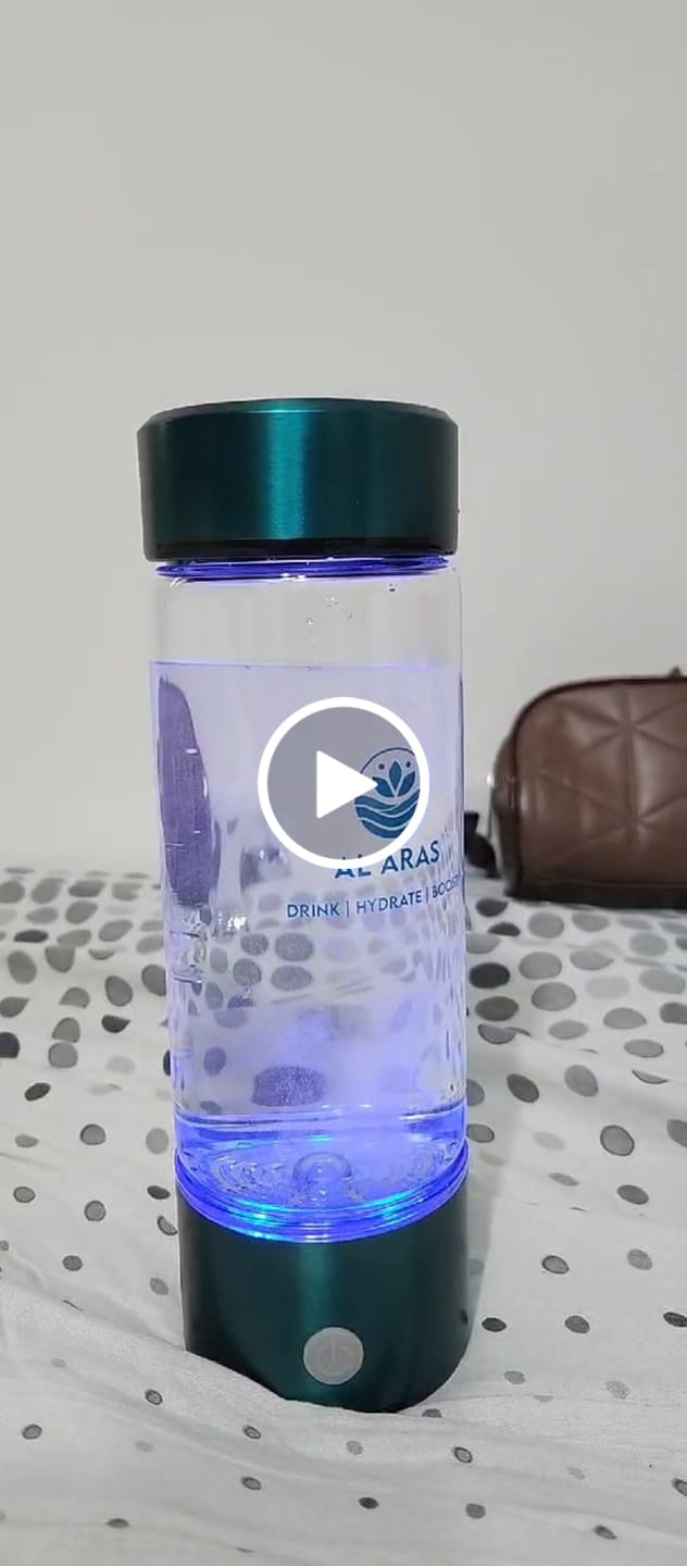 Customer video review of Hydrogen Water Bottle - Free eBook