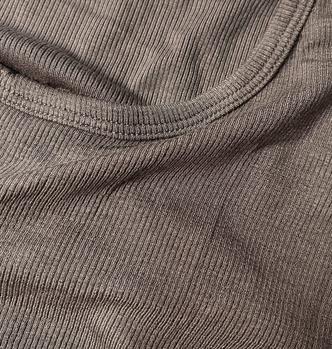 Customer photo review of 羅紋布短版Ribbed Tee