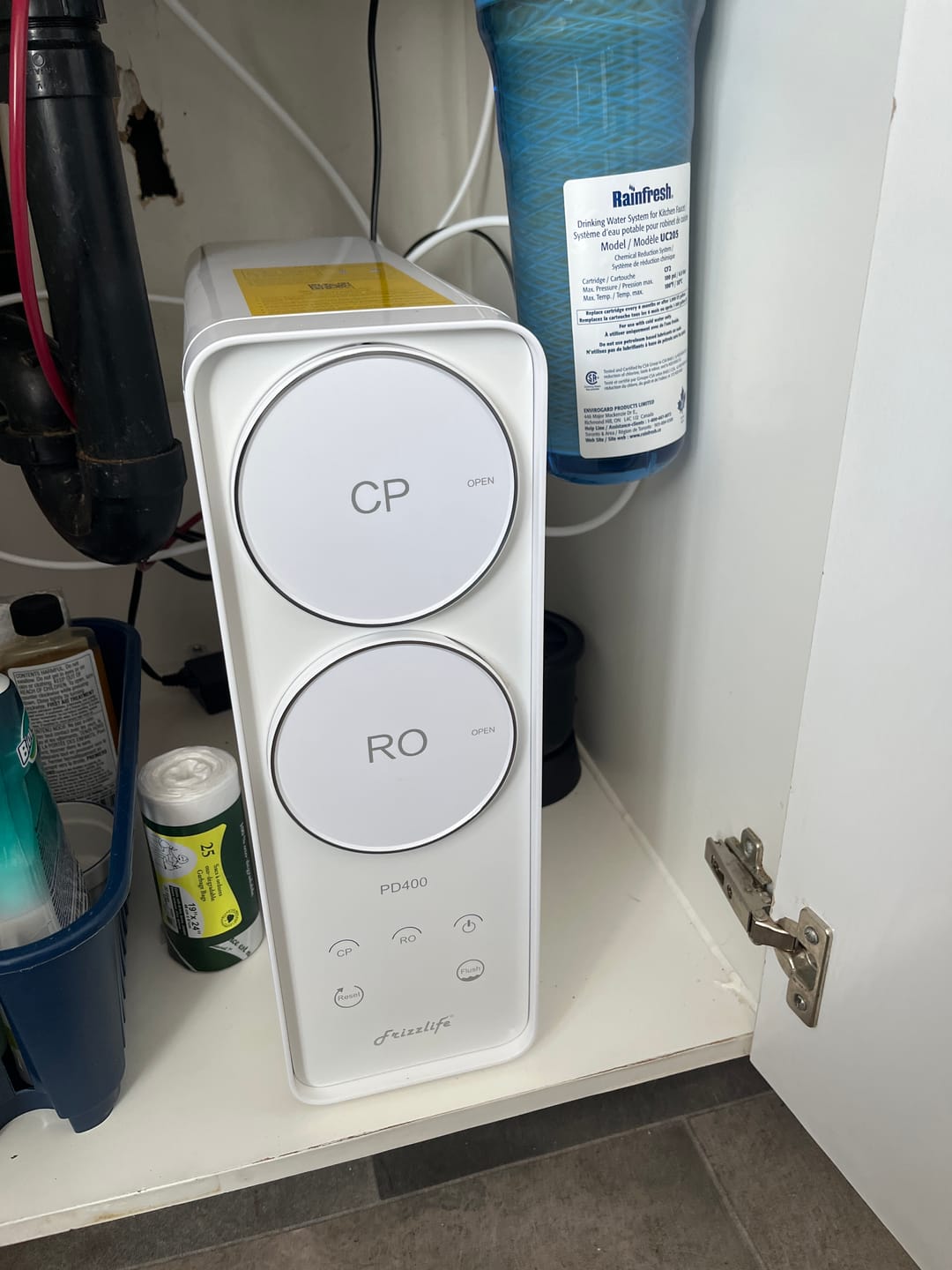 Customer photo review of Frizzlife ASR211 Replacement Filter Cartridge For PD600-TAM3, PD400, PD500, PD800-TAM4 Reverse Osmosis System (1st Stage)