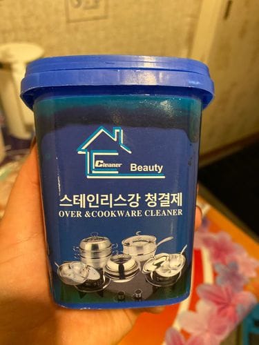 Customer photo review of Korean Cookware Magic Cleaner - (IMPORTED)