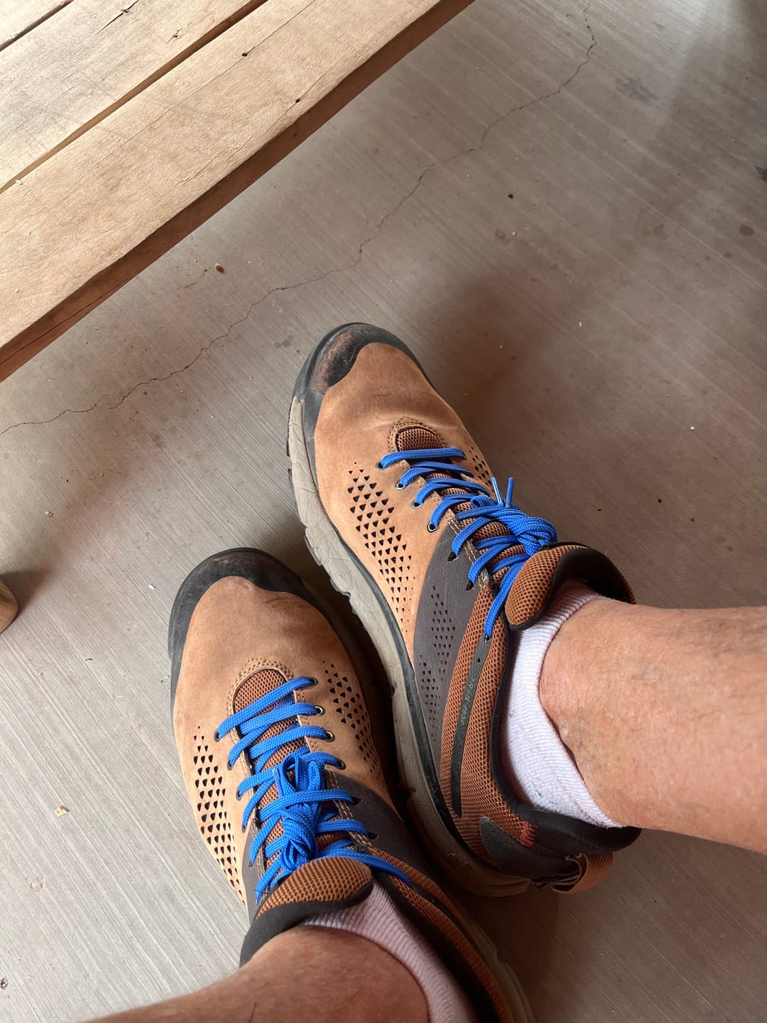 Customer photo review of Flat Standard Shoe Laces - Solids