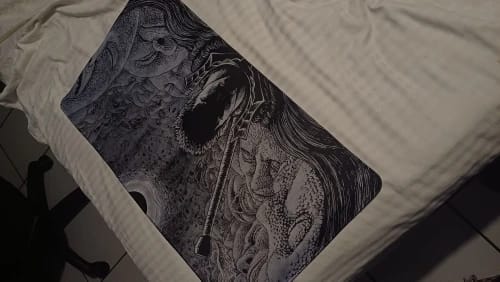Customer photo review of STRUGGLER MOUSE PADS (Copy)