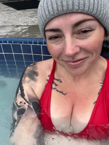 Customer photo review of 'Uplift' Plunging Bikini Top