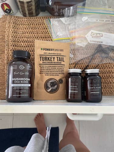 Customer photo review of Australian Grown Turkey Tail Powder