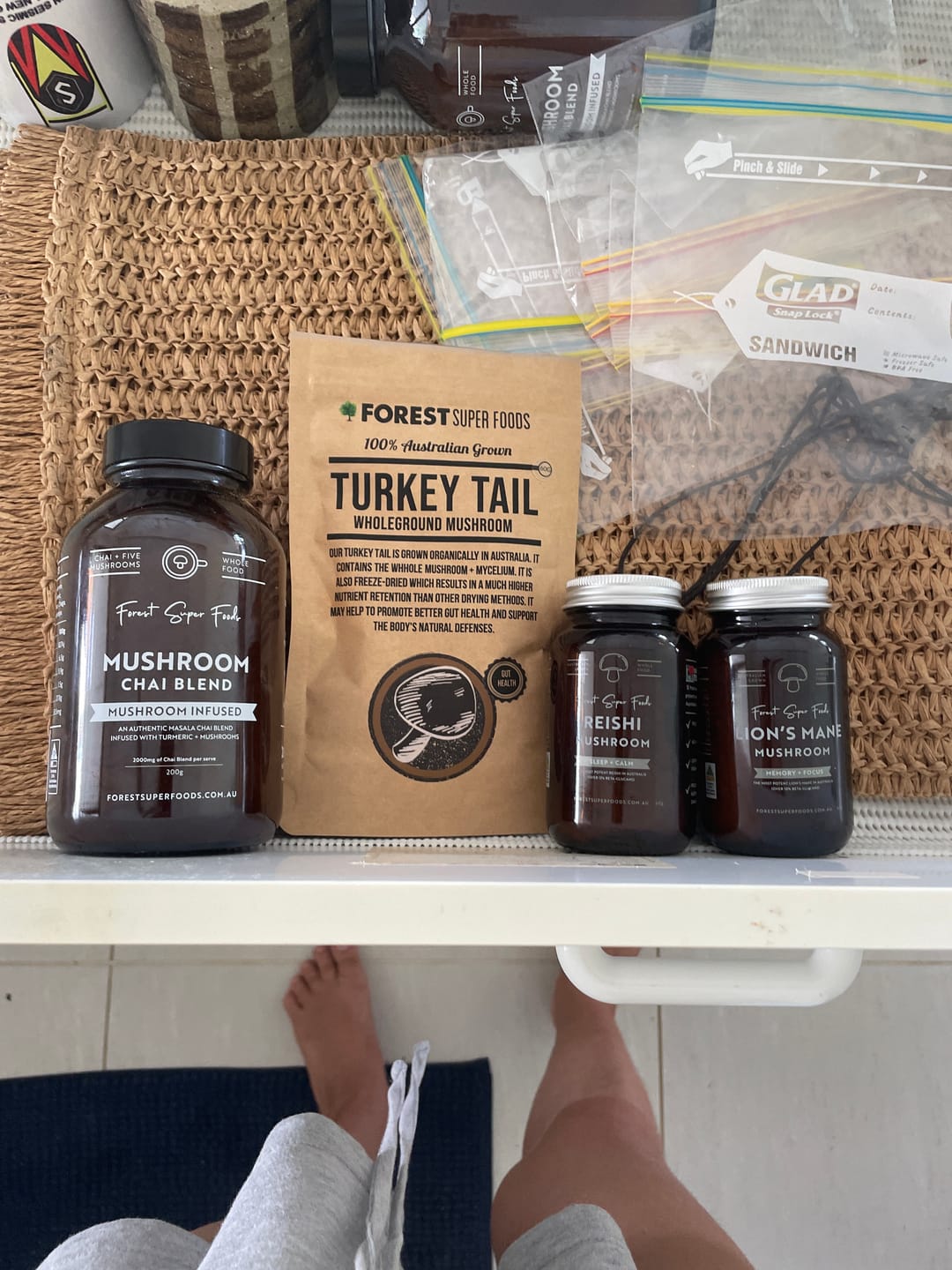 Customer photo review of Australian Grown Turkey Tail Powder