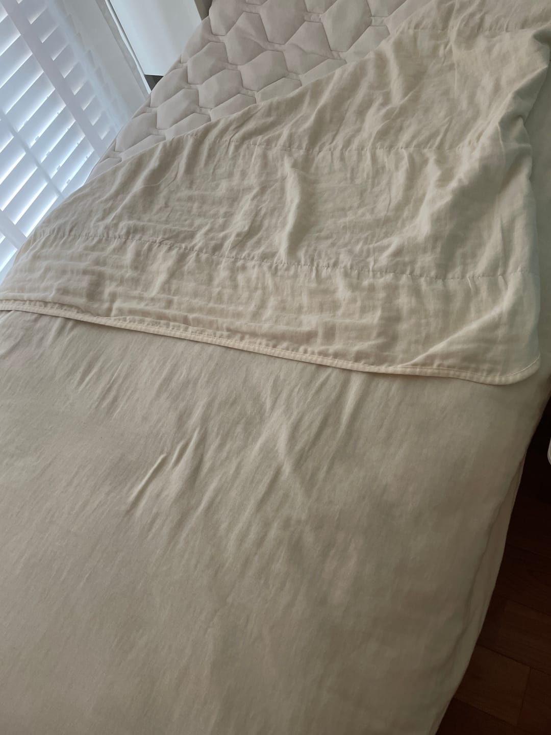 Customer photo review of SLEEP HEXAGON　ホルミシスガーゼケット