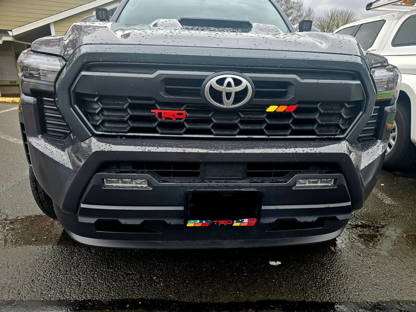 Customer photo review of TRI-COLOR TRD PRO GRILLE BADGE EMBLEM