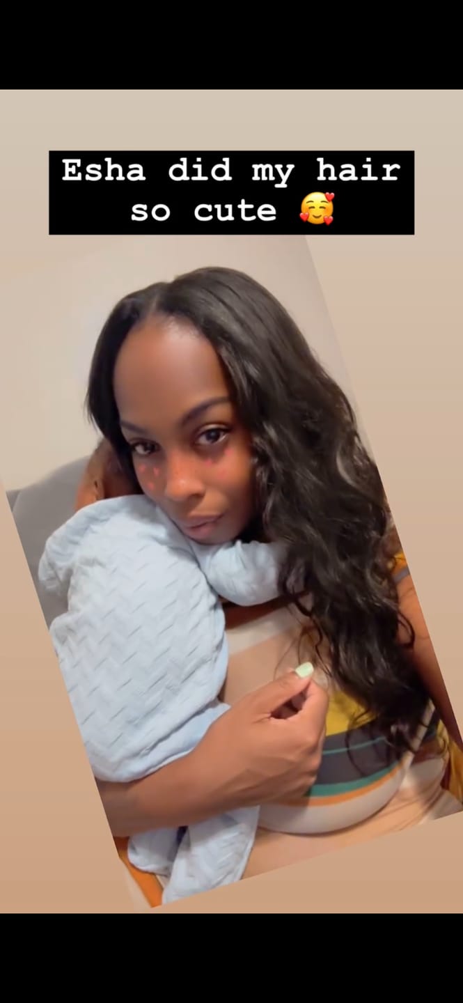 Customer photo review of Indian Wavy Bundle