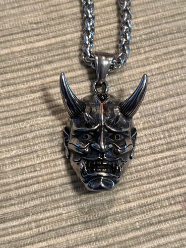Mike L. review of Kage™ | Sakura Hannya Mask Pendant Necklace image 1 out of 1