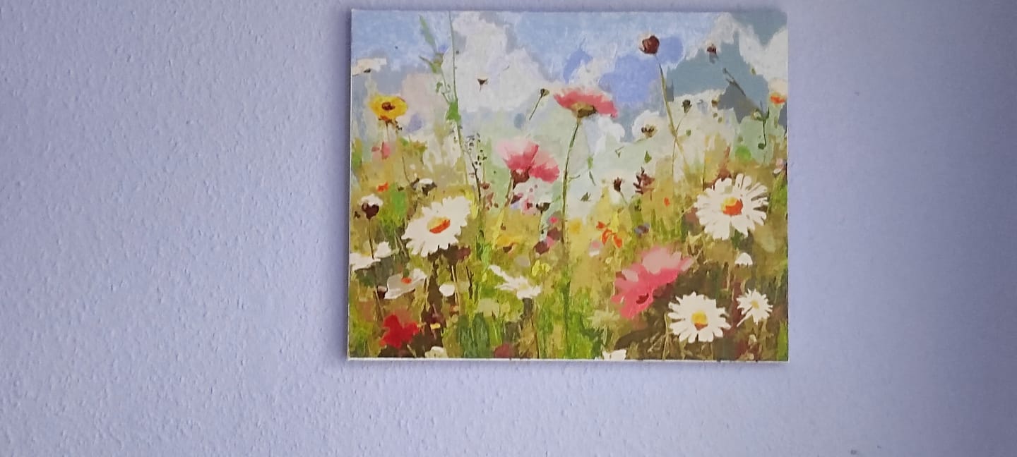 Customer photo review of Wildblumen - Malen nach Zahlen