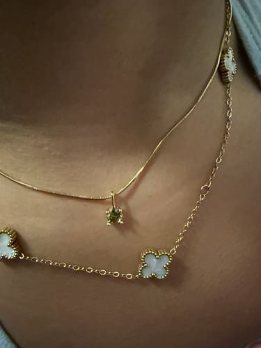 Customer photo review of 925 birthstone charm