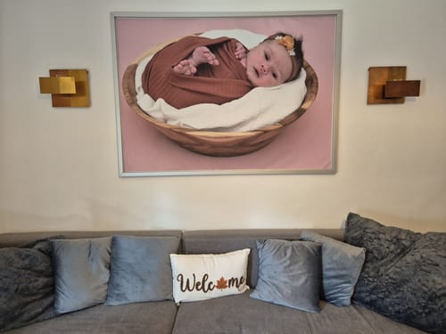 Customer photo review of Leinwand ohne Rahmen