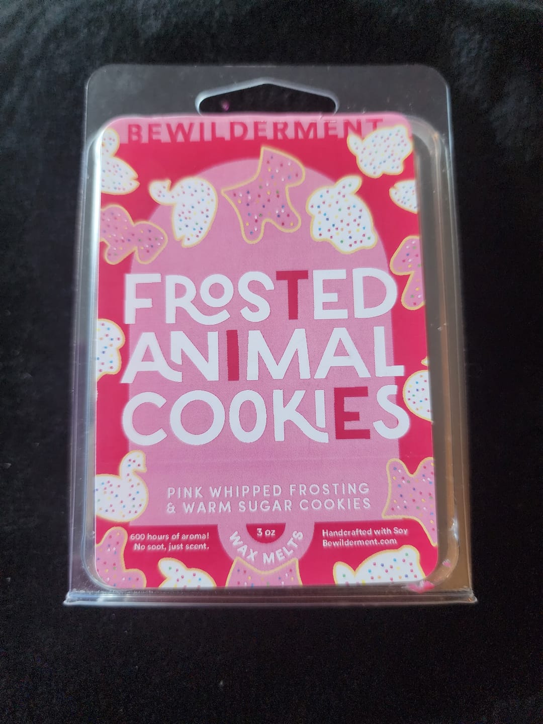 Customer photo review of Frosted Animal Cookies Wax Melts