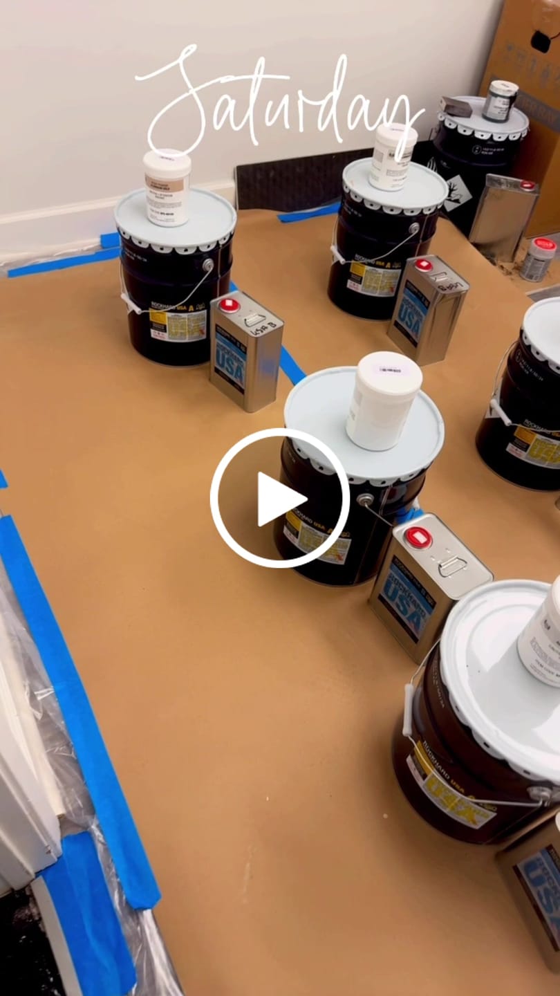Customer video review of Epoxy Floor Kit - Rockhard USA Clear 3 Gal. Kit