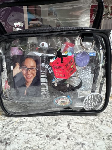 Customer photo review of J-Hope 2025 Tour Pins