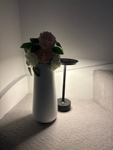 Customer photo review of Cordless Modern Aura Table Lamp - Cordless Table Lamp with Touch Control & Modern Nordic Design