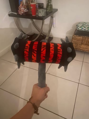 Customer photo review of Flee The Facility - Bone Crusher Hammer Plushie