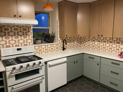 Ipanema Laranja 8 Square Terrazzo Cement Tile