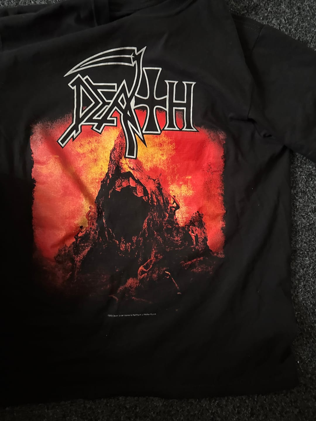 Customer photo review of Death - The Sound Of Perseverance - Shortsleeve Shirt