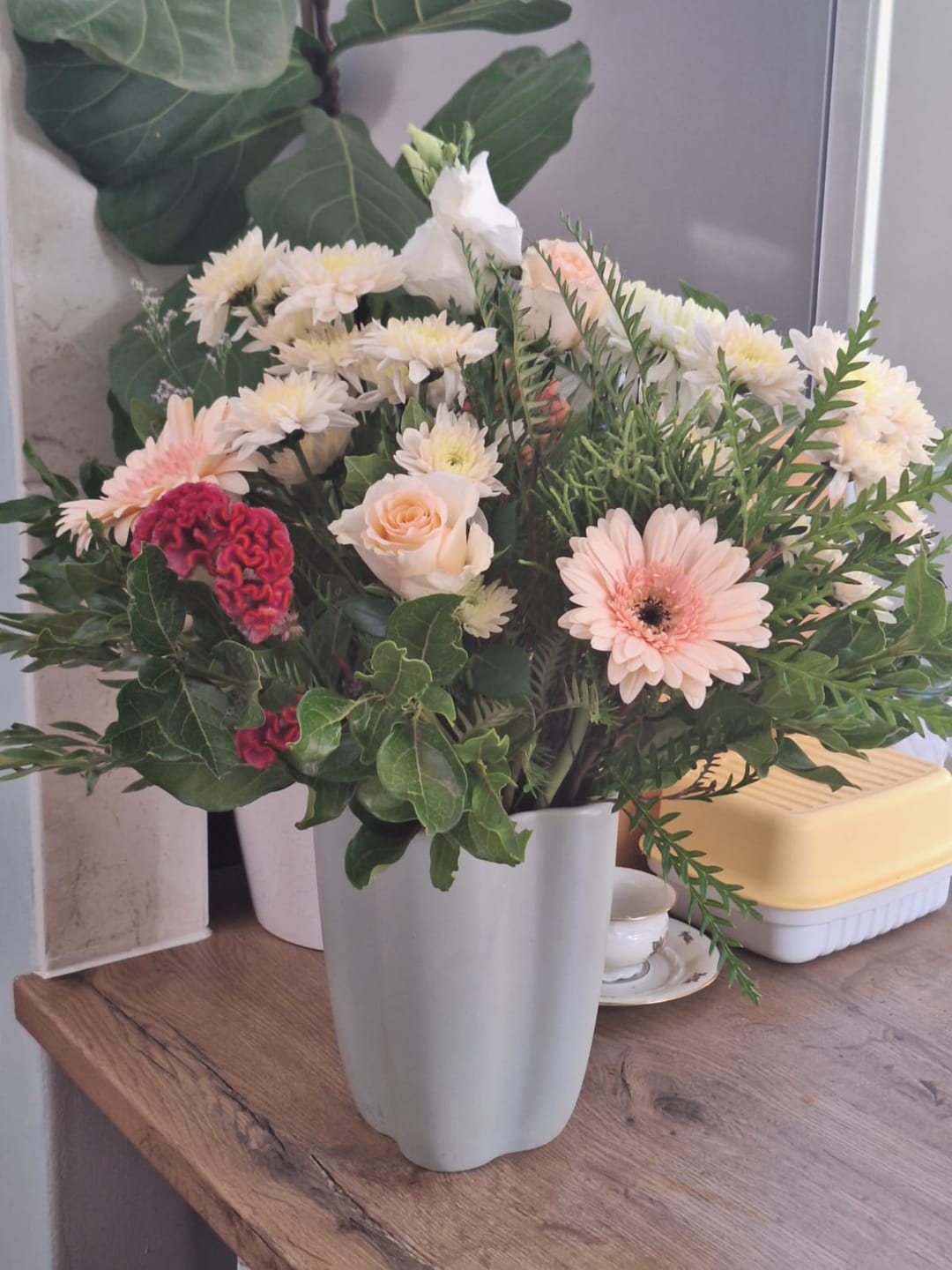Customer photo review of Pastel Mix Bouquet
