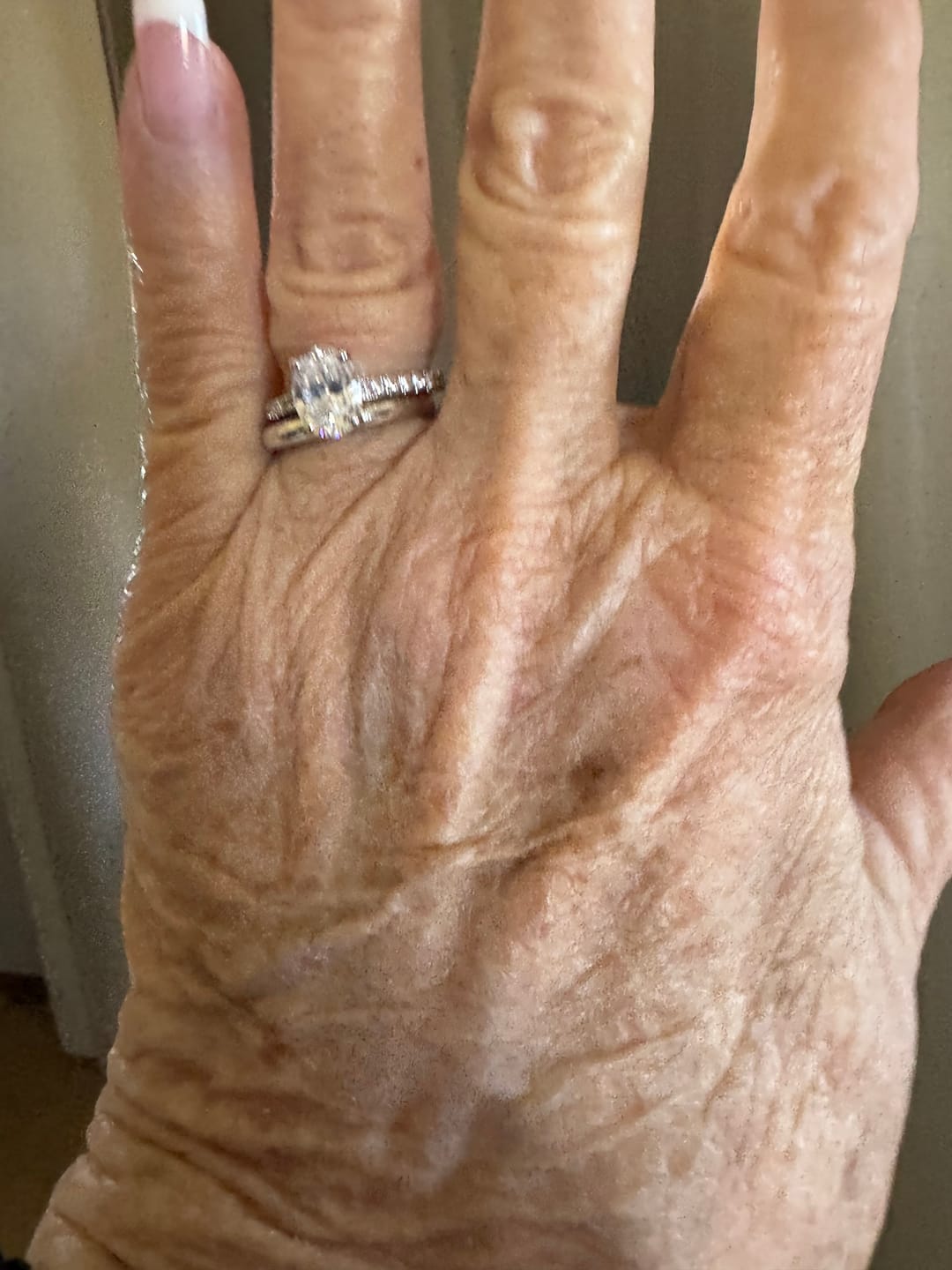 Customer photo review of Solitaire 1.8ct Oval CZ Ring in Sterling Silver