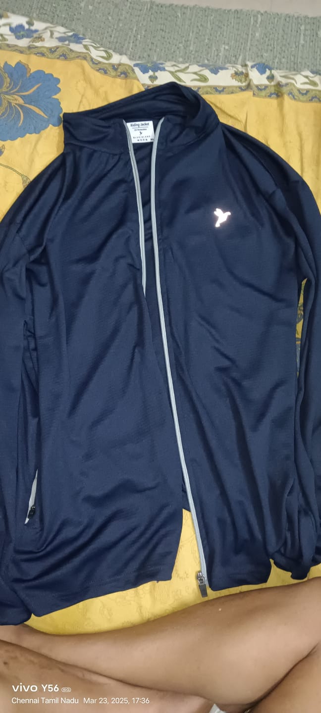 Customer photo review of Navy Blue - Sunblock Jacket