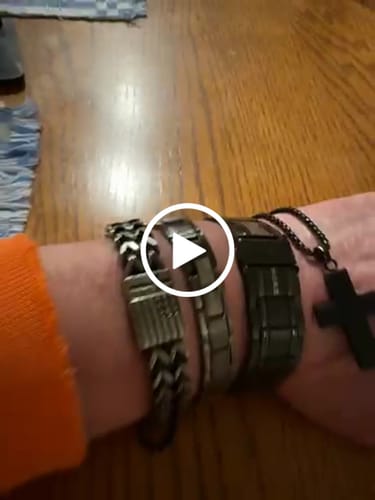 Customer video review of Special Offer! Body Armor Titanium Magnetic Bracelet: Helps Pair Veterans With A Service Dog Or Shelter Dog