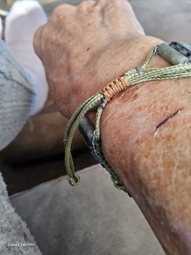 Customer photo review of Dusk Jasper Samsung Galaxy Watch Strap