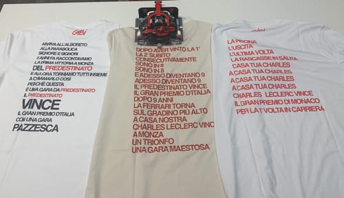 Fabrizio D. review of T-Shirt  UNA GARA DA PREDESTINATO image 1 out of 1