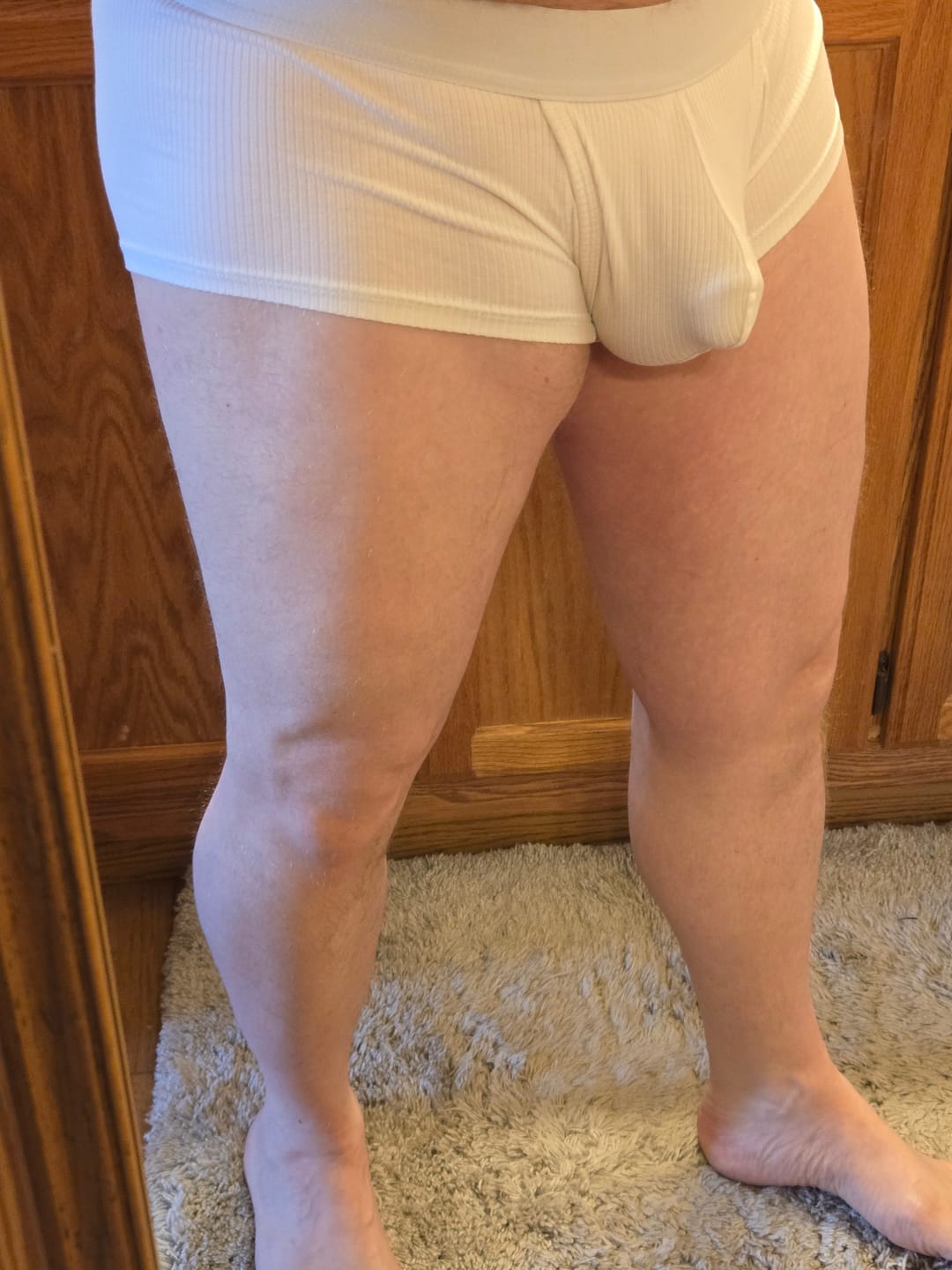 Customer photo review of 3 Pack Separate Ball Support Pouch Trunks
