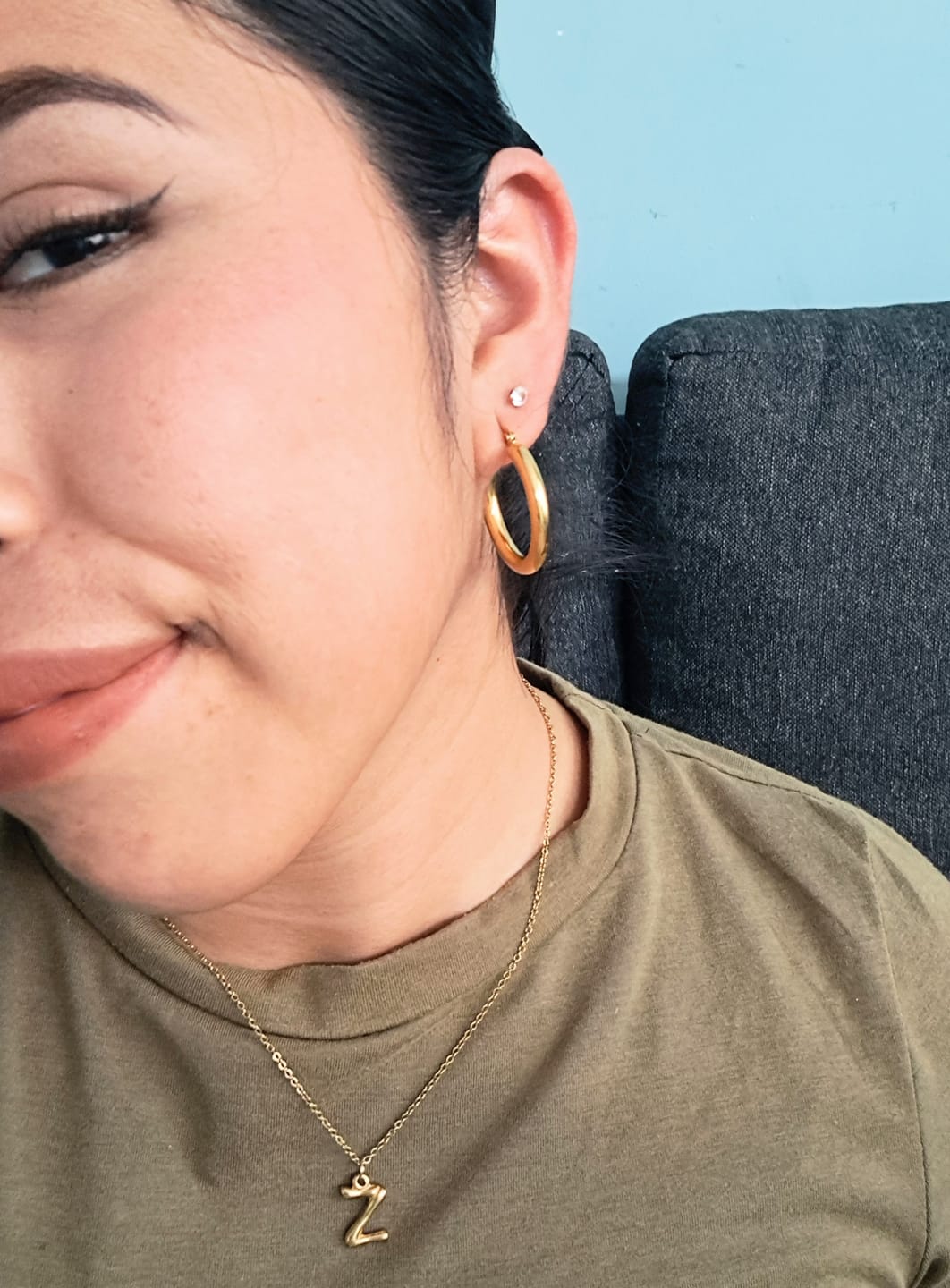 Customer photo review of Aretes Olivia