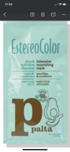 Customer photo review of Tratamiento Capilar Hidratación Palta Estereocolor