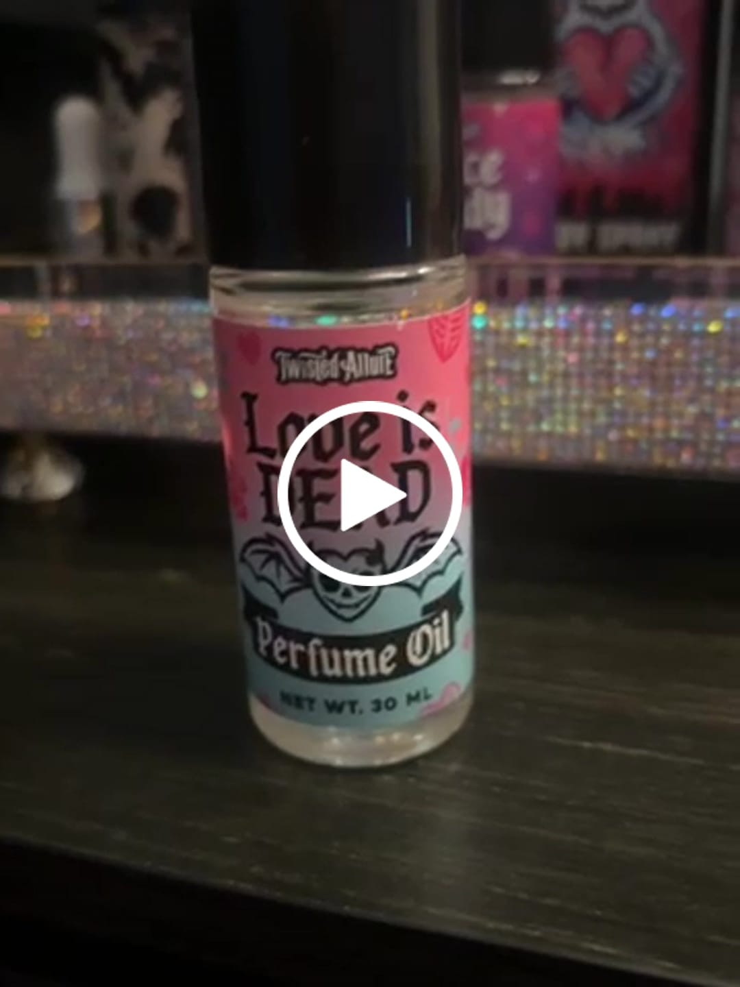 Customer video review of Love Is Dead Perfume Oil