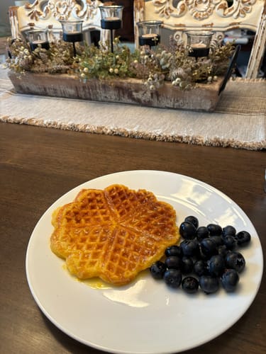 Customer photo review of Vanilla Viking Waffles (Keto Friendly)