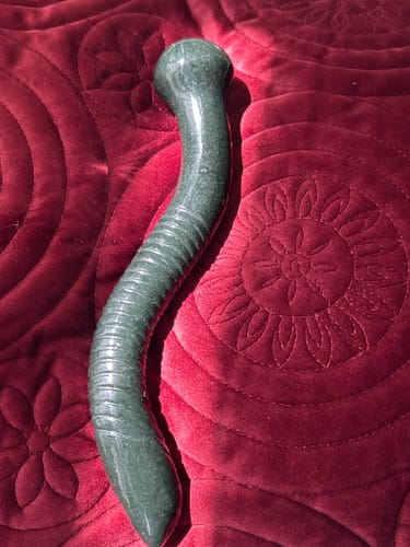 Customer photo review of Nephrite Jade Cervix Wand™